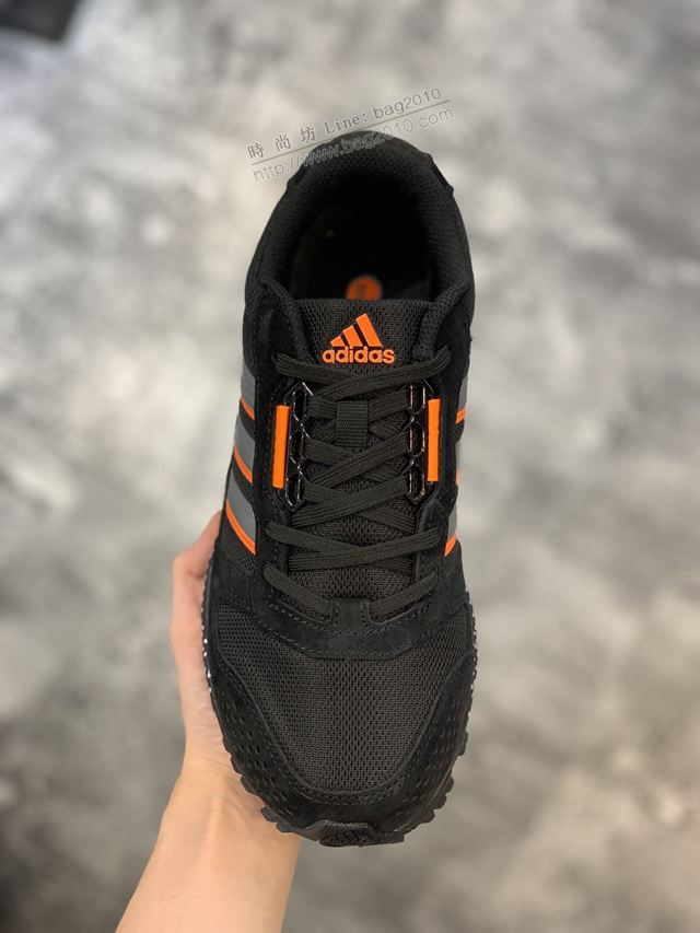 Adidas鞋 阿迪達斯秋冬新品 馬拉松 豬巴加厚網 休閒運動慢跑鞋 男女同款  hdx13285